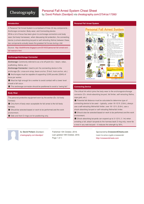 personal-fall-arrest-system-cheat-sheet-by-davidpol-download-free